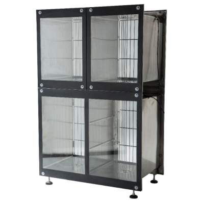 KA-509 Round cornered pet stainless steel cage series