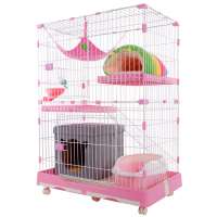 Foldable indoor wire cat dog cage