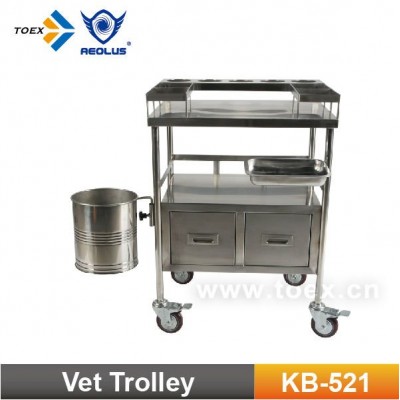 Stainless Steel Pet Trolley KB-521