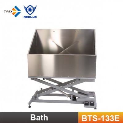 BTS-133E Stainless Steel Pet Dog Grooming Bath Tub