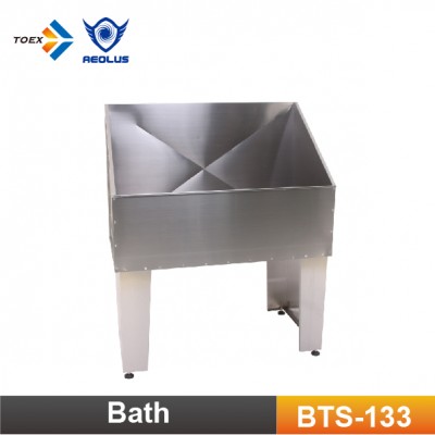 BTS-133 Factory Professional Supplier dog grooming freestanding Stainless Steel Bathing Tub