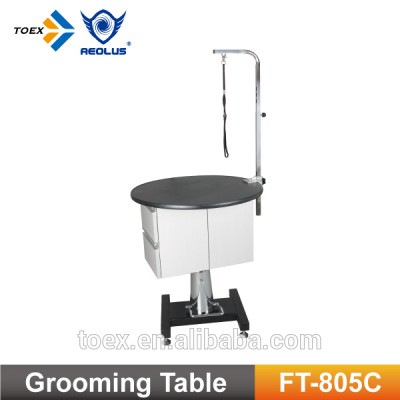 FT-805C Round Hydraulic Pet grooming table Dog grooming table dog beauty table