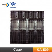 KA-509 Professional dog kennel wholesale stainless steel dog cage with rounded corner