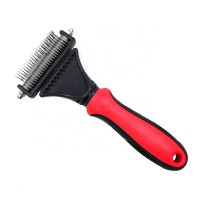 Stainless Steel Pet Hair Grooming Dematting Undercoat Rake Dog Cat Comb